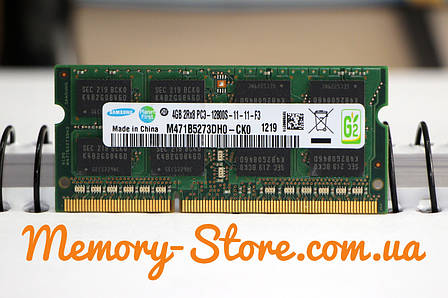 Оперативна пам'ять для ноутбука Samsung DDR3 4GB PC3-12800S 1600MHz SODIMM (б/у), фото 1