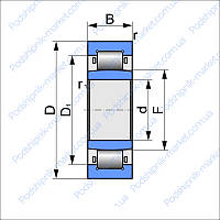 32517Л (CRAFT® ) подшипник радиальный роликовый с короткими цилиндрическими роликами