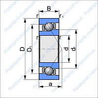 7207 CD/P4ADGA (SKF ) подшипник радиально-упорный шариковый