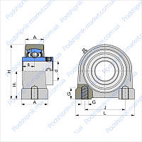 SYF 35 TF (SKF ) подшипниковый узел