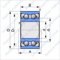 3205 A 2RS1 TN9 MT33 (SKF ) подшипник радиально-упорный шариковый