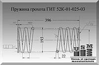 Изготовление пружин. Пружина грохота ГИТ 52К-01-025-03