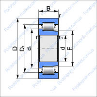 42415КМ (CRAFT® ) подшипник радиальный роликовый с короткими цилиндрическими роликами