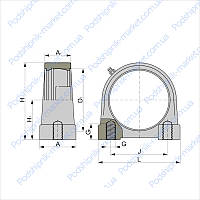 PA 207 (CX) корпус подшипника