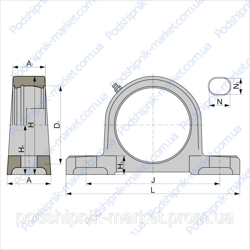 Купить SY 510 M (SKF) корпус подшипника, цена — Prom.ua (ID#1018895111)