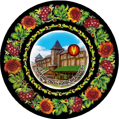 Магніт тарілочка-розпис " Князівство "Київська Русь"