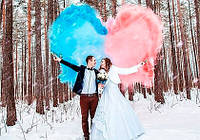 Придбати кольоровий дим для весільної фотосесії: плюси і мінуси