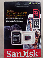 Карта пам'яті 32 GB SanDisk Extreme Pro 10 клас!! з адаптером