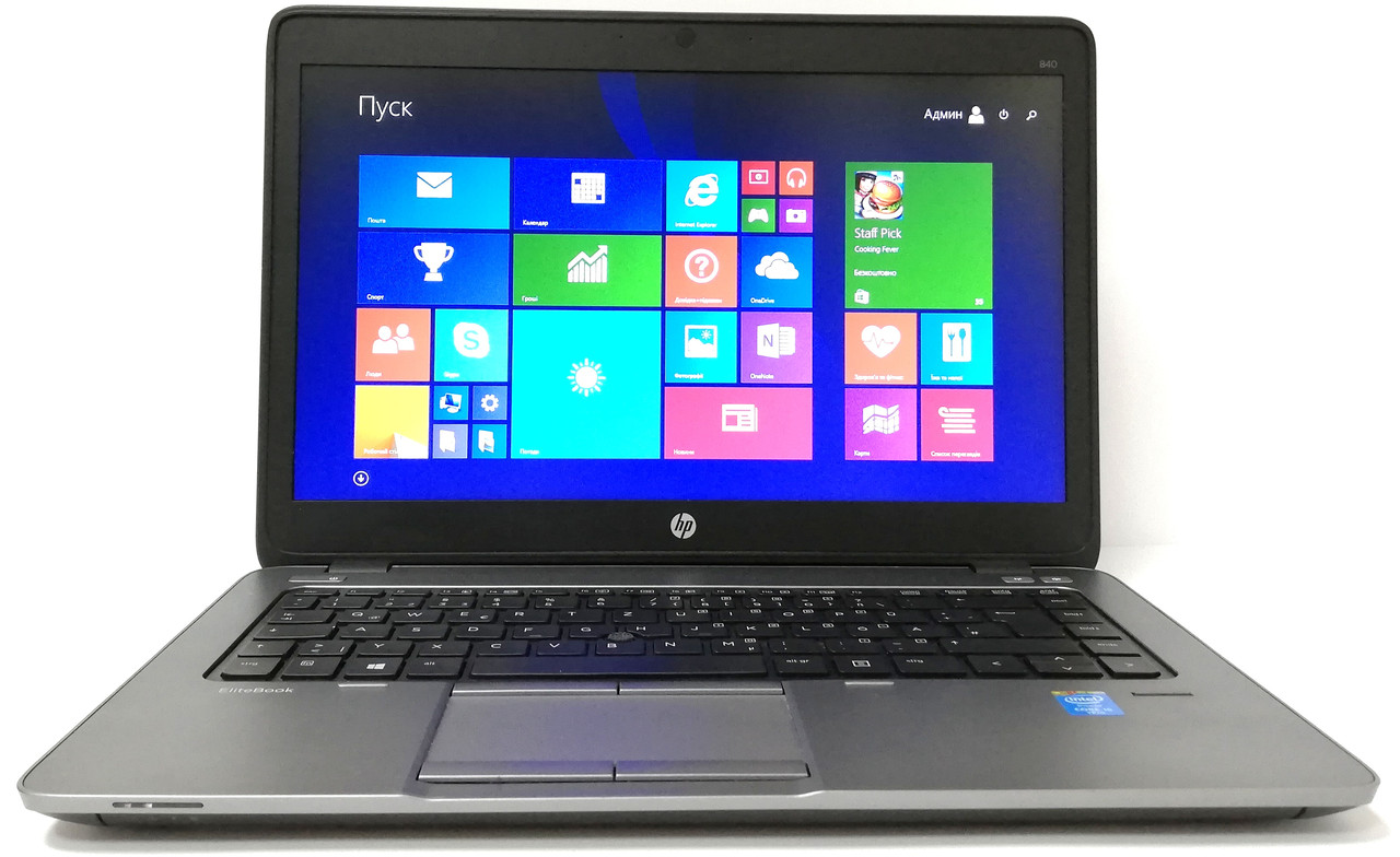 Ноутбук HP EliteBook 840 14" Intel Core i5 1,9 GHz 8GB RAM 256GB SSD Silver Б/У