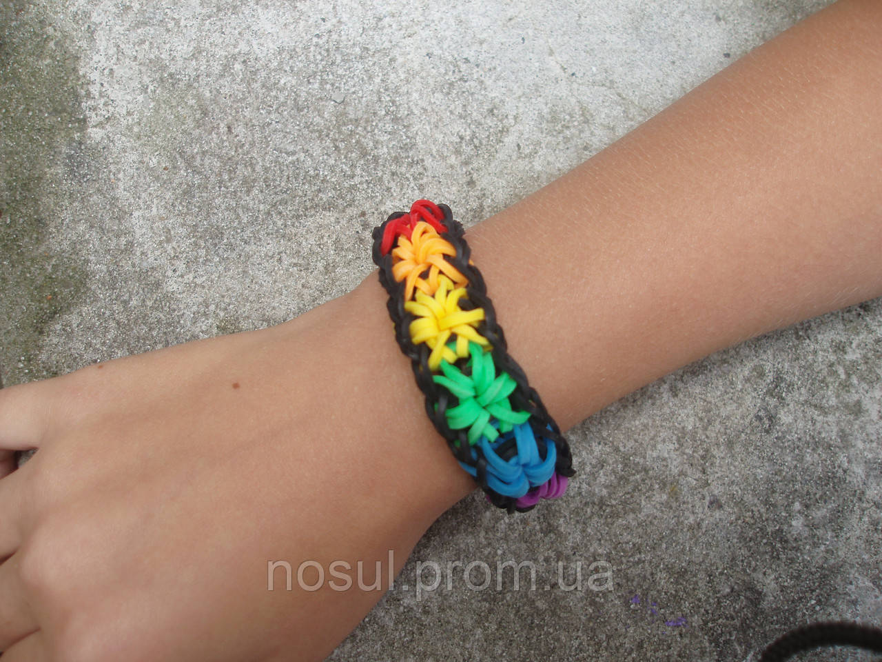 Браслет "Зіронька" Rainbow Loom Bands con23161)