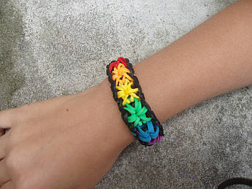 Браслет "Зіронька" Rainbow Loom Bands con23161)