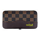 Набір для манікюру та педикюру з 12 інструментів у шкіряному футлярі MS-13, фото 2