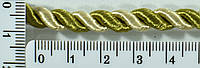 Шнур плетенный ф6мм двухцветный олива-беж уп=50м