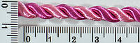 Шнур плетенный ф6мм двухцветный малин-роз уп=50м
