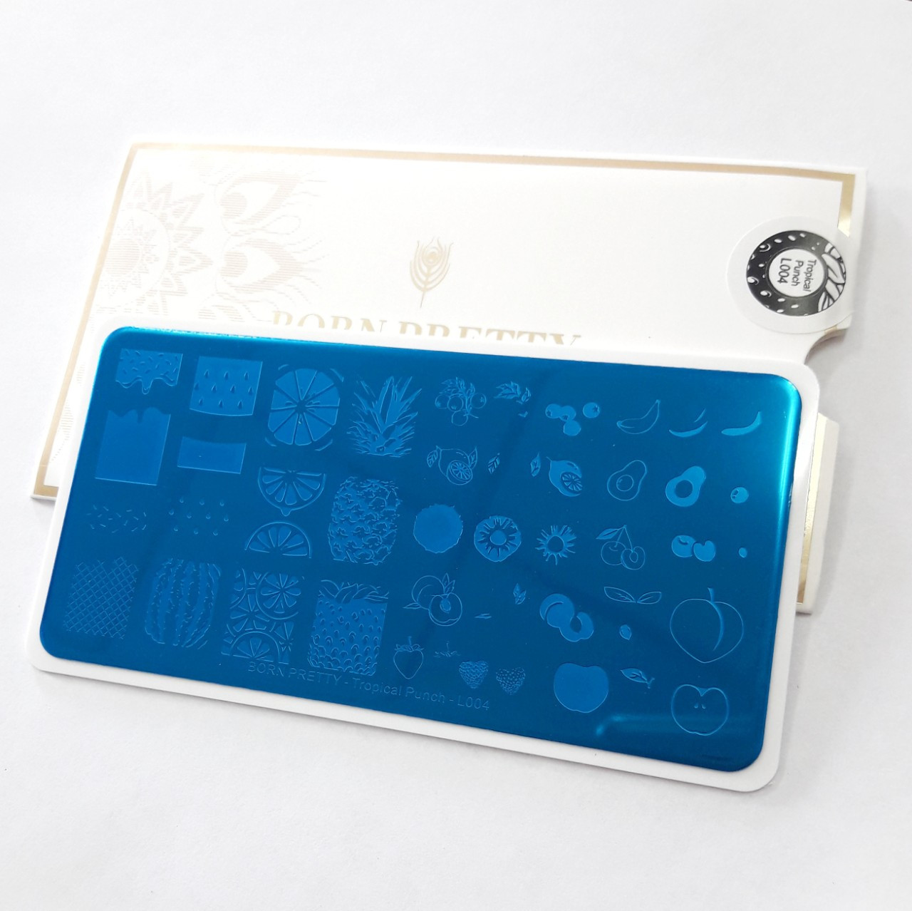 Пластина для стемпинга Born Pretty Tropical Punch L-004