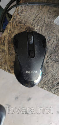 Оптична радіо миша BRAVIS BM-725B USB № 9-708, фото 2
