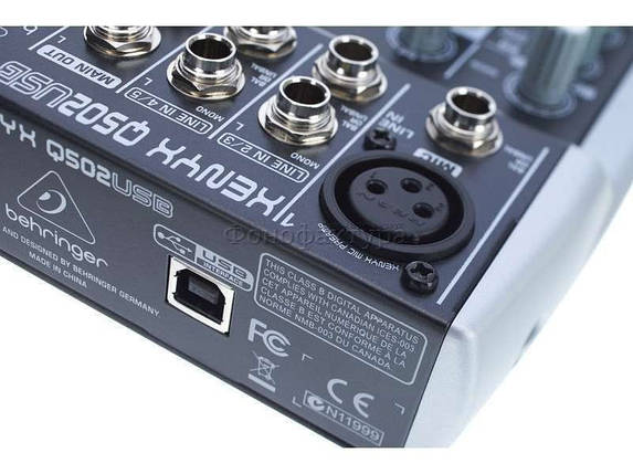 Мікшерний пульт Behringer XENYX Q502USB, фото 3