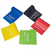 Набір Еспандер стрічок LivePro RESISTANCE BAND 5 шт (LP8413-5)