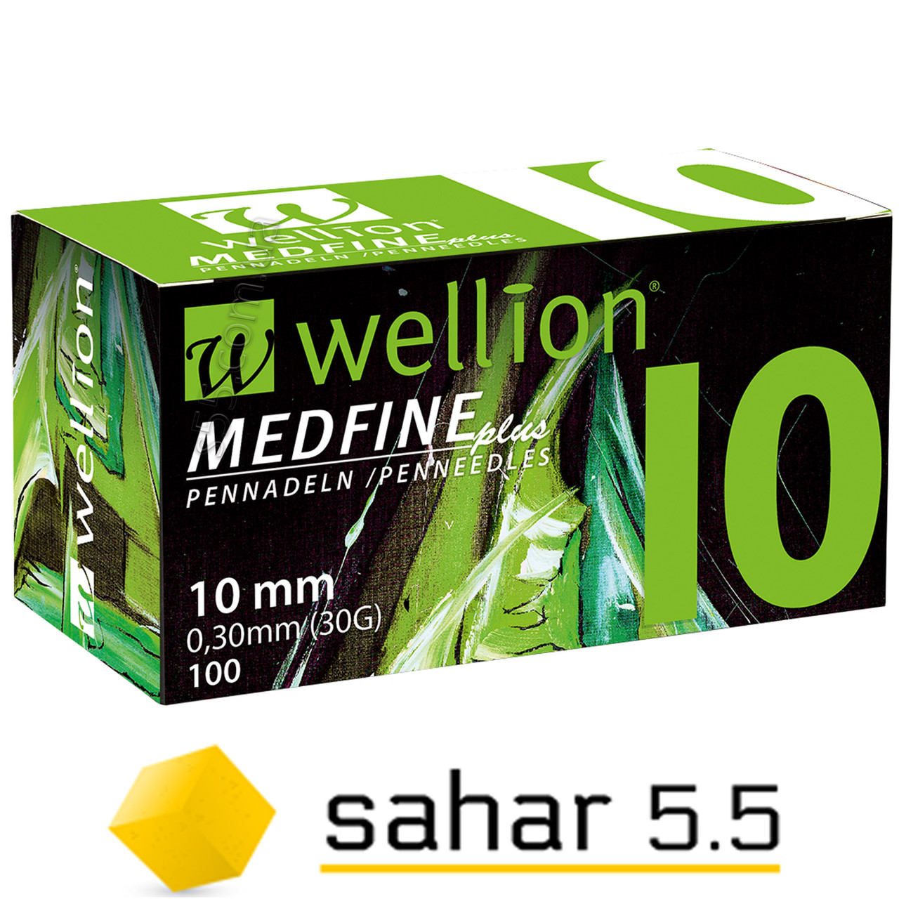 Голки інсулінові Веллион Медфайн 10мм, 100шт. - Wellion Medfine30G