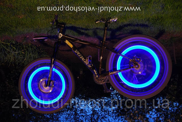 Неоновая подсветка колес на ниппель, золотник. - фото 4 - id-p109579004