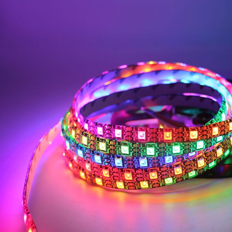 Адресная светодиодная лента LEDTech 5v WS2812B 60led/m ip65 smart pixel strip - фото 3 - id-p1019005284