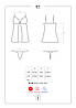 Комплект Obsessive 877-BAB-1 BABYDOLL, фото 6