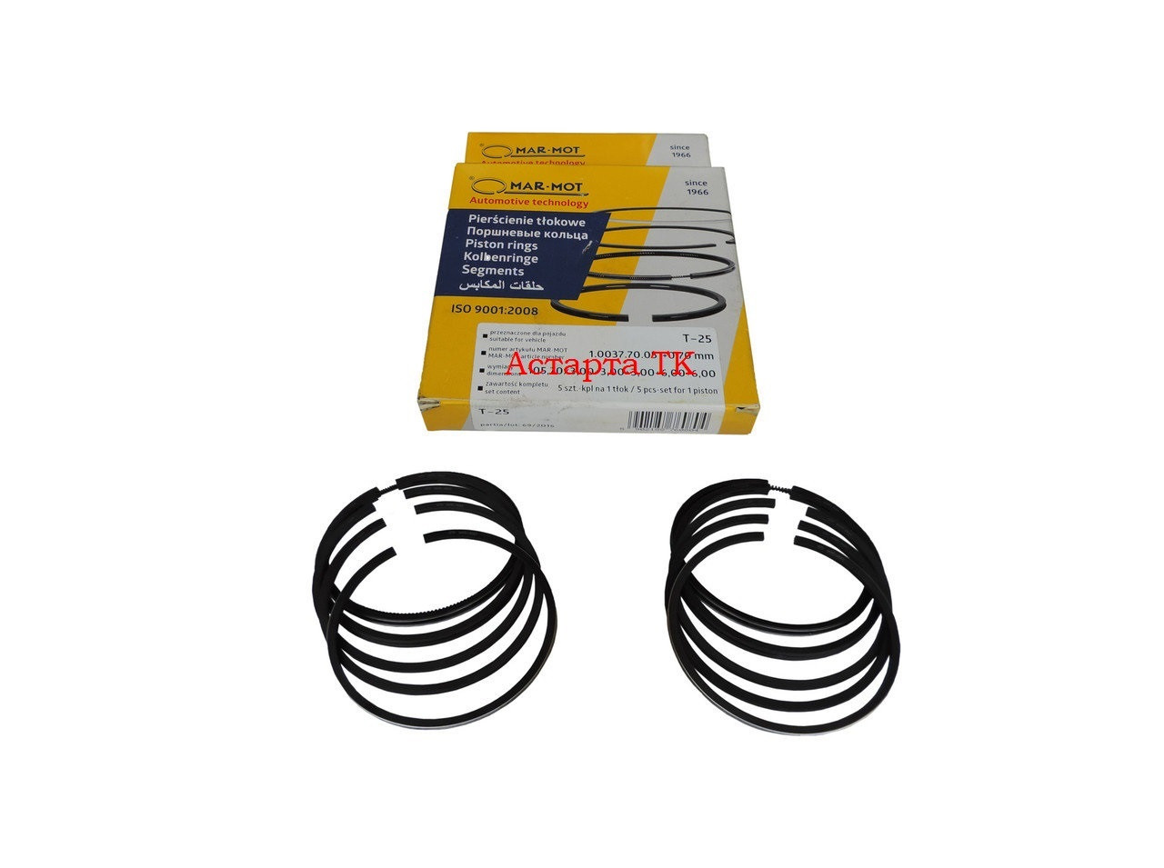 Комплект поршневих кілець Д-21 (Т-25, Т-16) 5 канавок