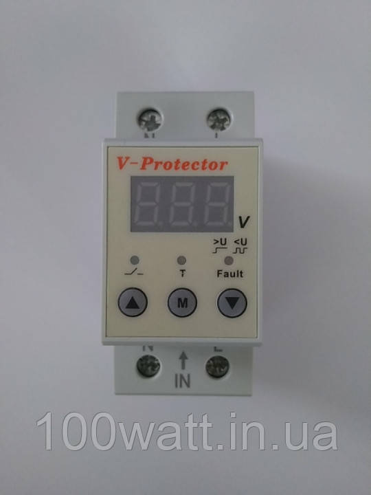 Реле контролю напруги RD-MVL 25 А на din-рейку GAV 577