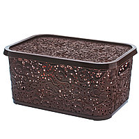 Корзина Ажур 22 л (мікс кольорів) 43.5*31*20.5 см