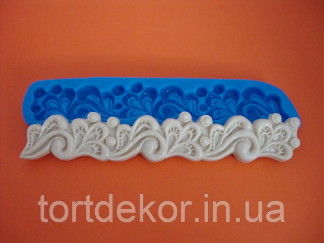 Силіконовий молд "Бордюр Лідія", фото 1