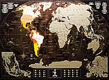 Скретч карта світу My Map Chocolate edition ENG в тубусі, фото 5