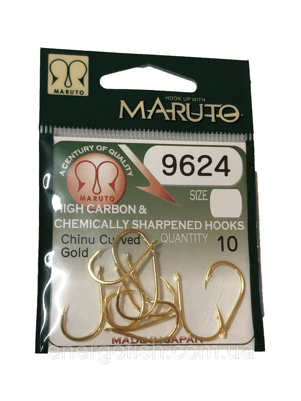 Гачок Maruto 9624 4 Gold 10шт, фото 1