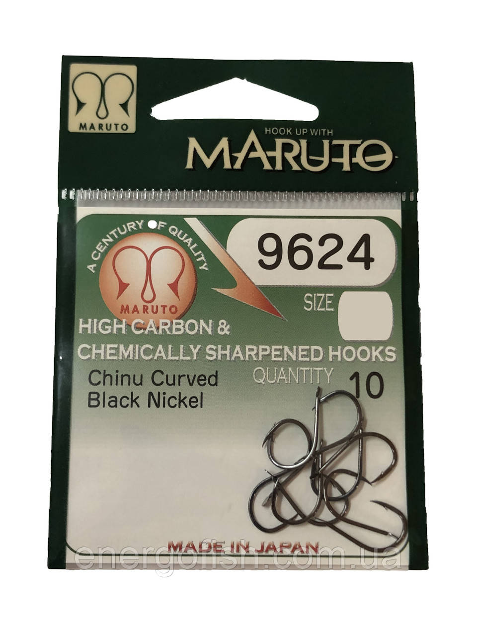 Гачок Maruto 9624 4 Black Nickel 10шт