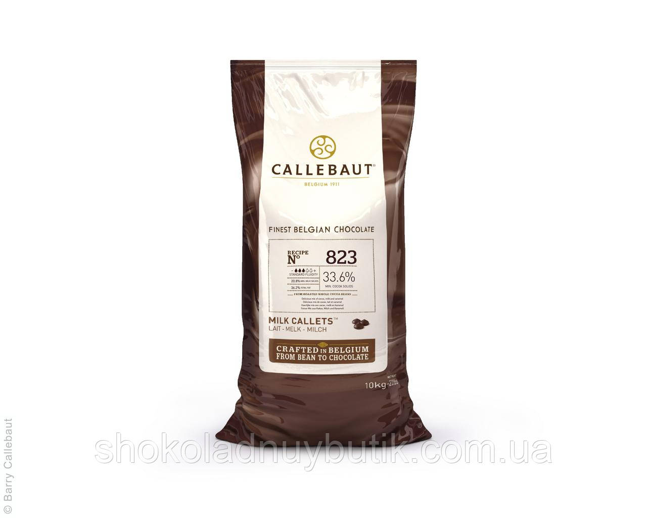 Молочний шоколад Callebaut 34%,10кг.