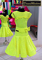 Платье для бальных танцев-бейсик T.Lime-vel-guip