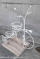 Велосипед кованый декоративный, подставка для цветов
