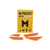 Головоломка Буква М, IQ Puzzle Фітнес для мозку, 1 шт.