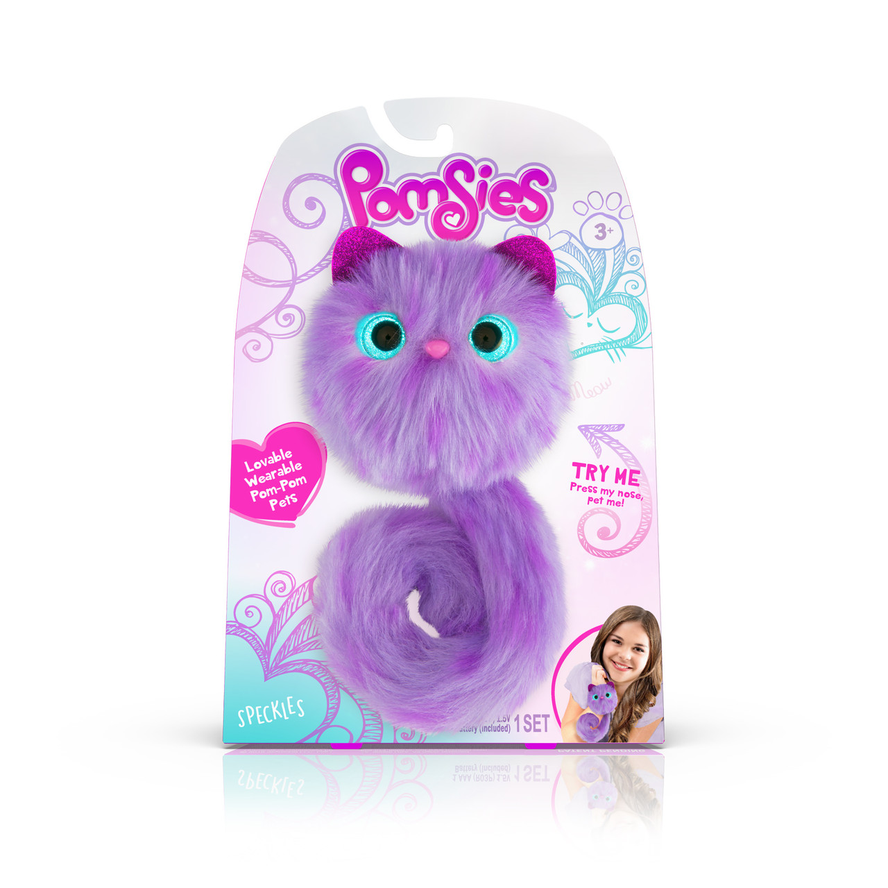 Інтерактивна іграшка кошеня Помсис Спеклес 01884 Pomsies Pet Speckles оригінал