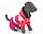 Зимовий комбінезон для собак «Adidog», малиновий, зимовий одяг для собак дрібних, середніх порід, фото 4