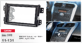 Рамка перехідна Carav 11-131 Opel Agila/Suzuki Splash/Ritz 2008 2DIN