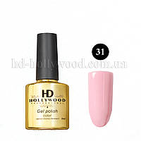 Гель лак 31 Розовый Нюд Плотный HD Hollywood 8 ml