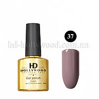 Гель лак 37 Серо Фиолетовый Нюд HD Hollywood 8 ml