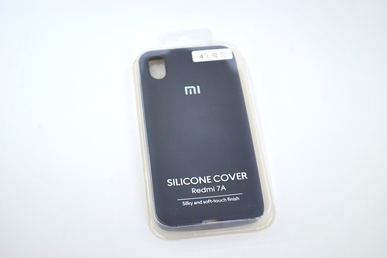 Чохол для телефону Xiaomi Redmi 7A Silicone Original FULL №4 Midnight blue (4you)