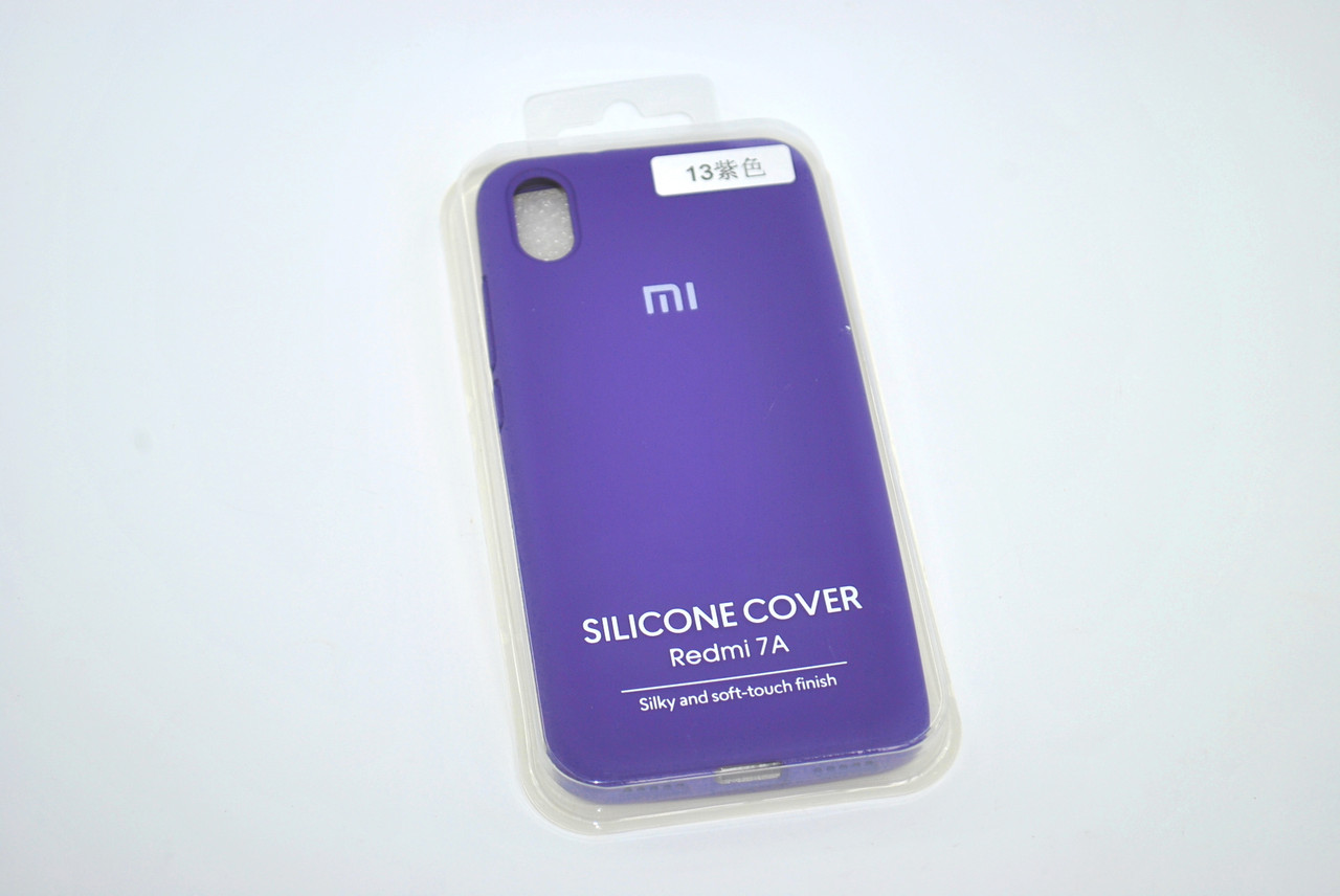 Чохол для телефону Xiaomi Redmi 7A Silicone Original FULL №13 ultra violet (4you)