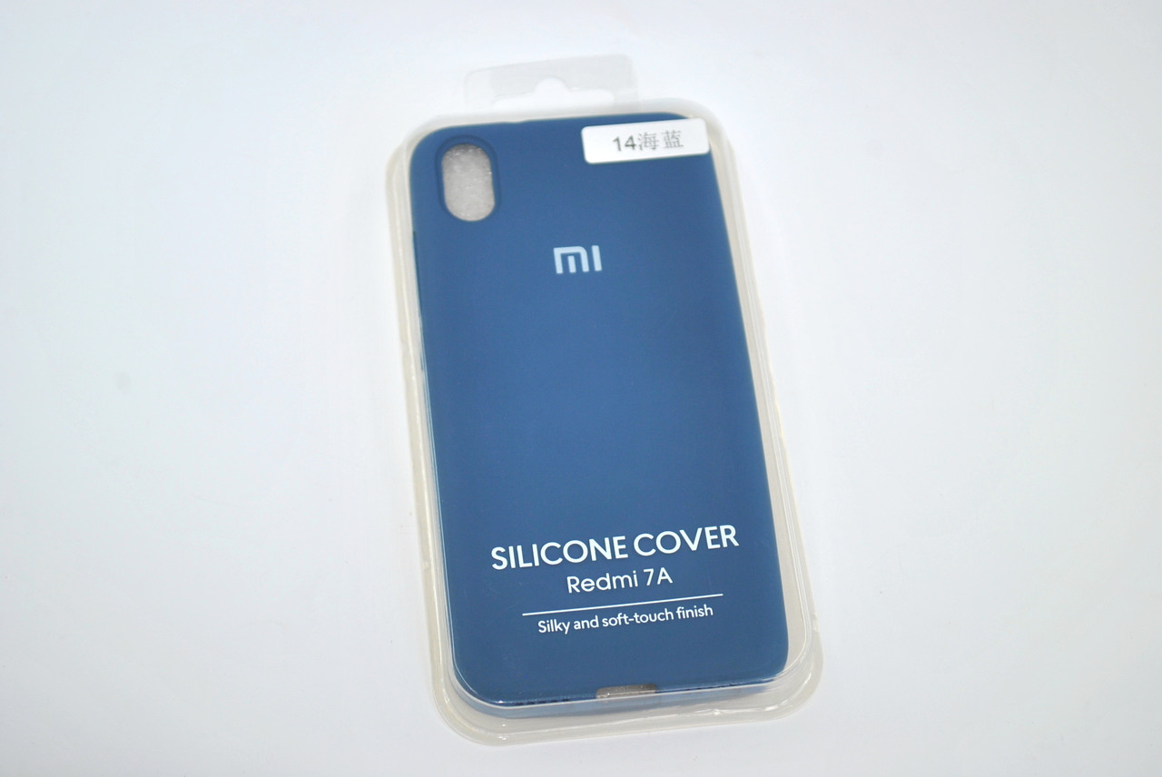 Чохол Xiaomi Redmi Note 8Pro Silicone Original FULL №14 dark blue (4you)