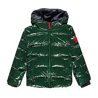 Куртка стеганая для мальчика BRUMS 193BFAA008-699 зеленая 128