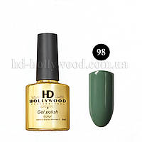 Гель лак 98 Оливковый Плотный HD Hollywood 8 ml