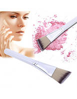 Пензлик для нанесення масок великий із прозорою ручкою, 17,5 см