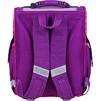 Рюкзак шкільний каркасний з ліхтариками Bagland Успіх 12л (00551703 5513 339 фіолетовий 409), фото 3