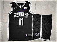 Черная мужская форма комплект Кайри Ирвинг 11 Бруклин Нетс Nike Irving Brooklyn Nets